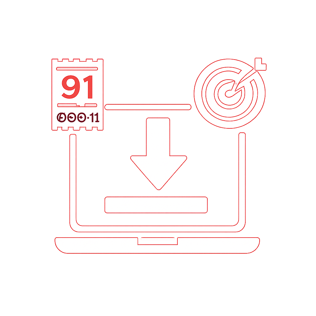 Illustration explaining tips for securing a 91 Lottery account.
