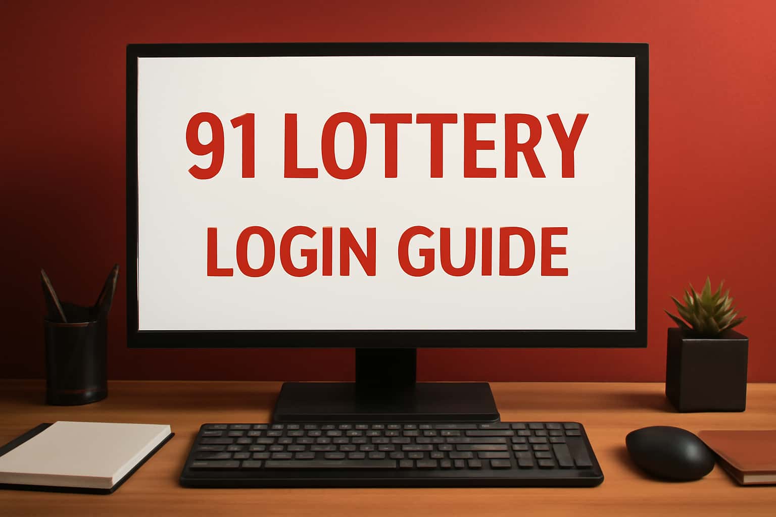 Informational scene depicting the 91 Lottery Login Guide with relevant details.