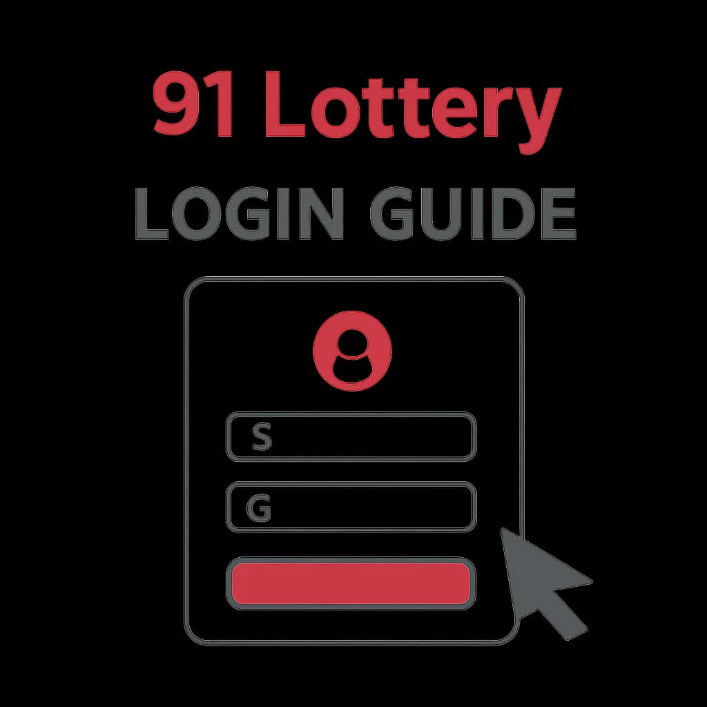 Diagram illustrating the 91 Lottery Login process.