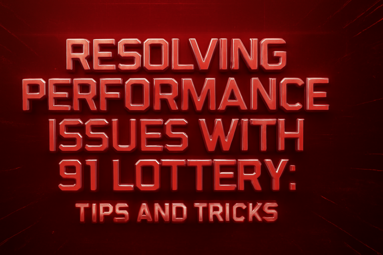 Informational depiction of the 91 Lottery Update Process, focusing on essential steps and tips.