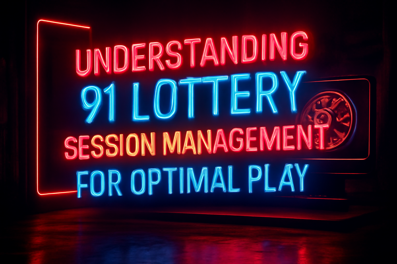 An informative illustration representing the safety measures for a 91 Lottery account.