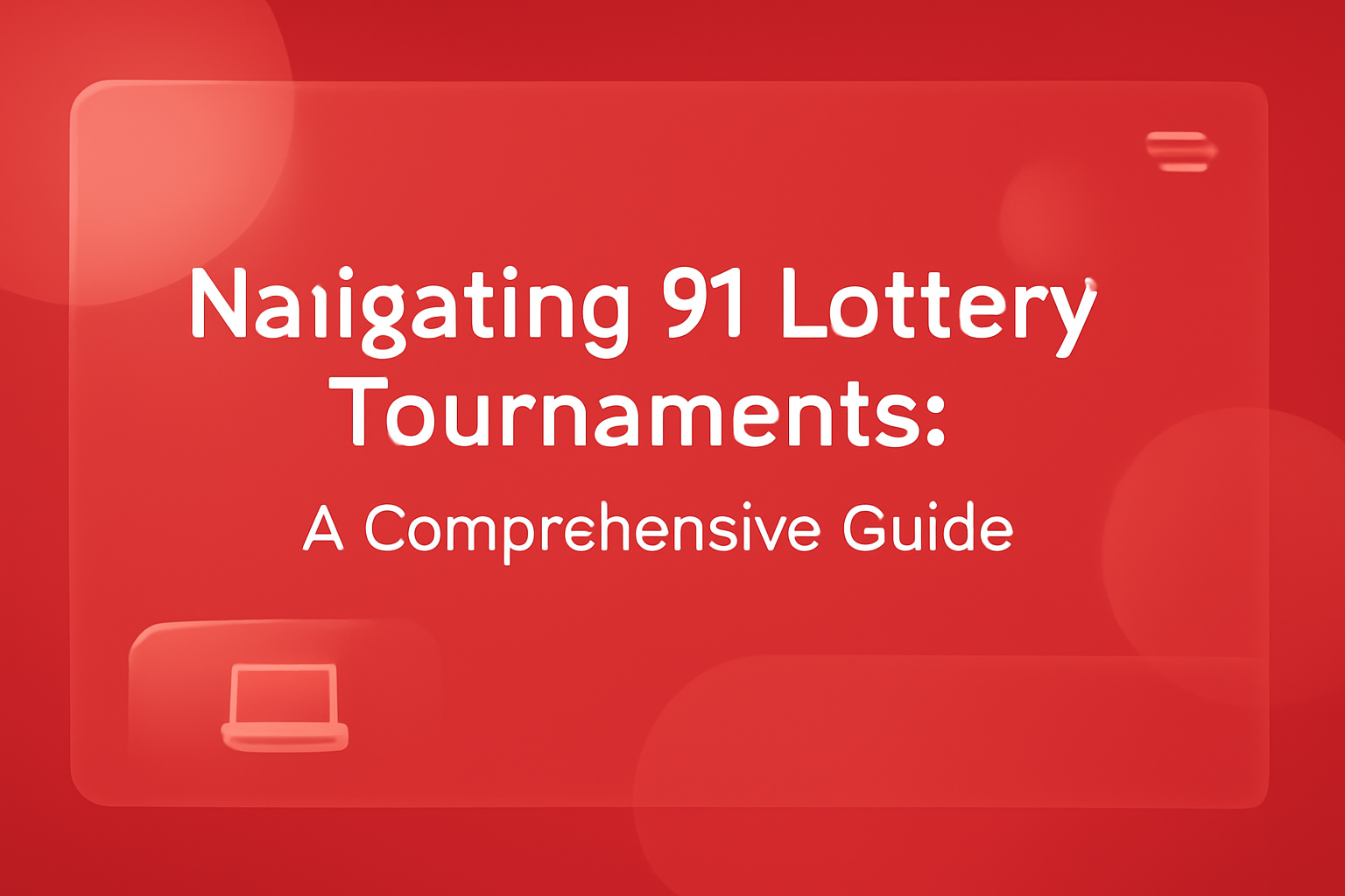 Informational depiction of the 91 Lottery Update Process, focusing on essential steps and tips.