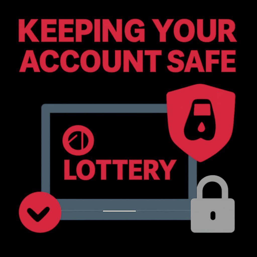 An educational diagram outlining steps to maintain account safety.